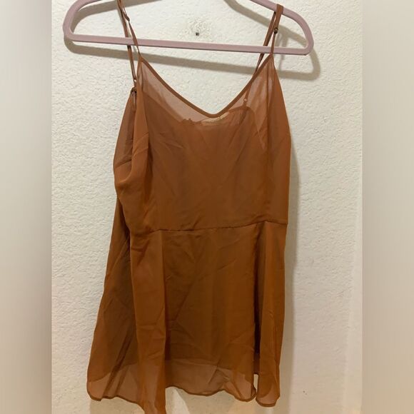 Nicholas sleeveless size 10 Tan  Top - Picture 1 of 10